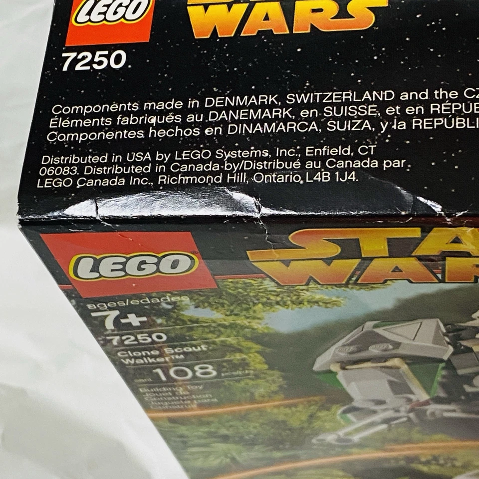 LEGO Star Wars: 7250 Clone Scout Walker Factory Sealed Box Free Shipping - Image 4 of 4