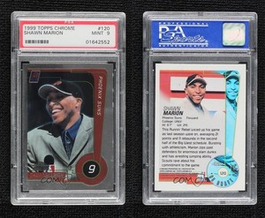 1999-00 Topps Chrome '99 Draft Pick Shawn Marion #120 PSA 9 MINT Rookie RC