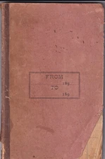 Antique General Store Hand Written 1897-1901 Ledger Book Bunch Bros. Kingston AR