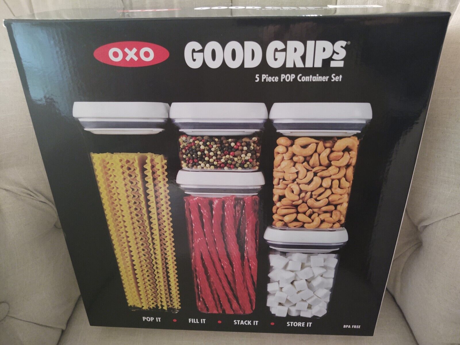 OXO Good Grips 5-Piece Pop Container Set