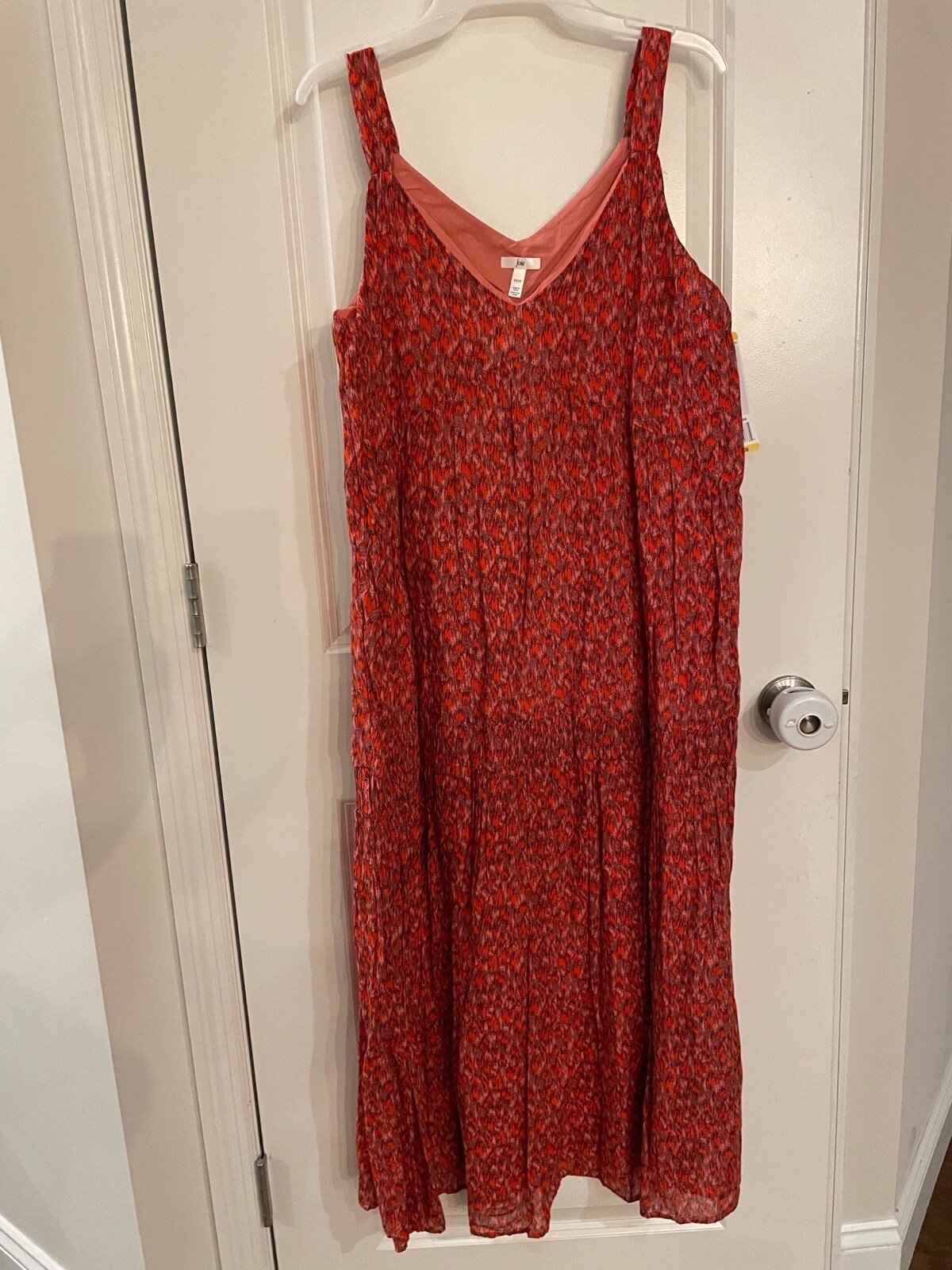 Joie Tea Rose Maxi Dress Size Medium M