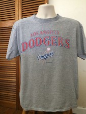 Los Angeles Dodgers 2004 Vintage Gray T shirt Adult Large Dynasty Tag Gray T shi