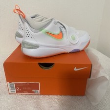 Nike Team Hustle D 11 PS DV8994-103 Preschools Basketball Shoes 2Y White