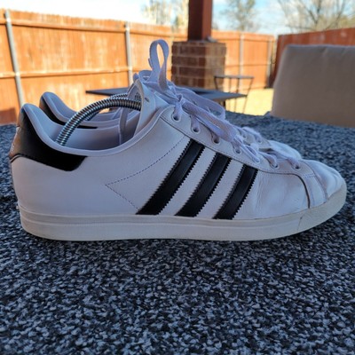Adidas Coast Star Sneakers Shoes Mens Size 11.5 White Black EE8900 | eBay