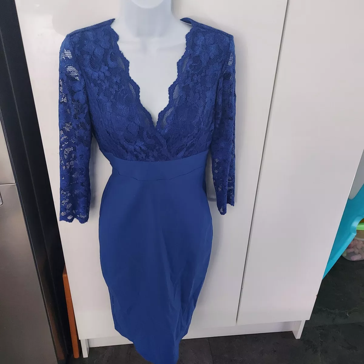 Royal blue clubwear cheap