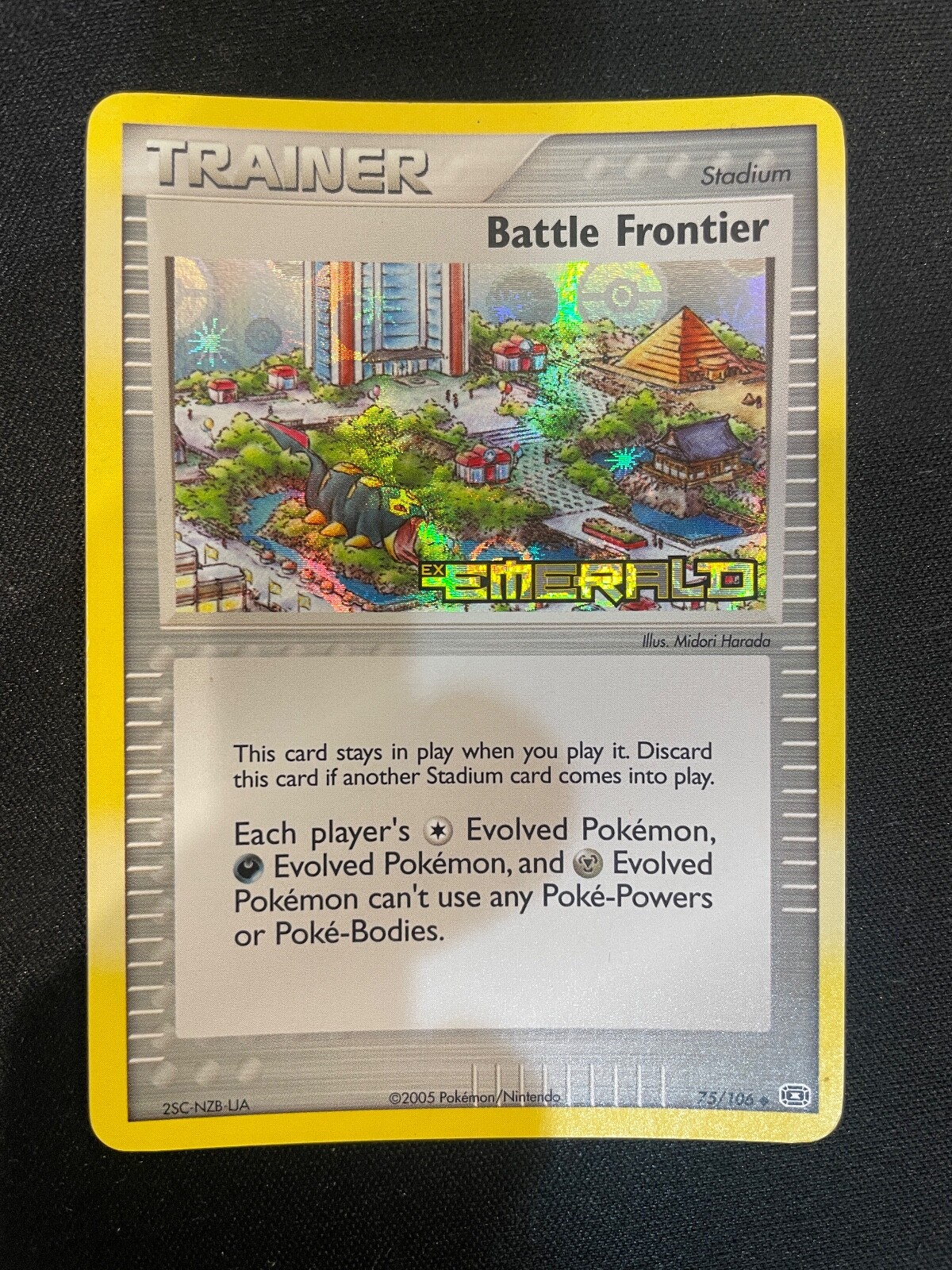 Battle Frontier Reverse Holo Pokemon Card Stamped EX Emerald 75/106 Raw LP-