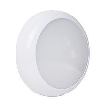 LED 2D Light 18W Round IP65 CCT Switchable Black / White / Chrome Bulkhead