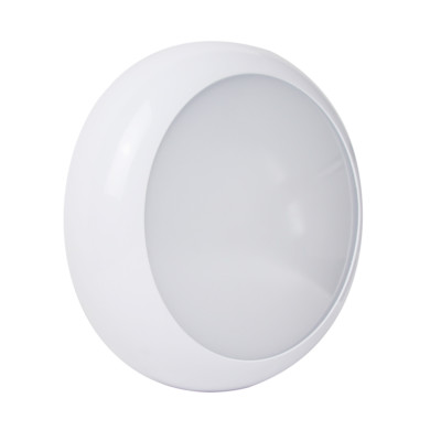 LED 2D Leuchte 18W rund IP65 CCT schaltbar schwarz / weiß / chrom Schott