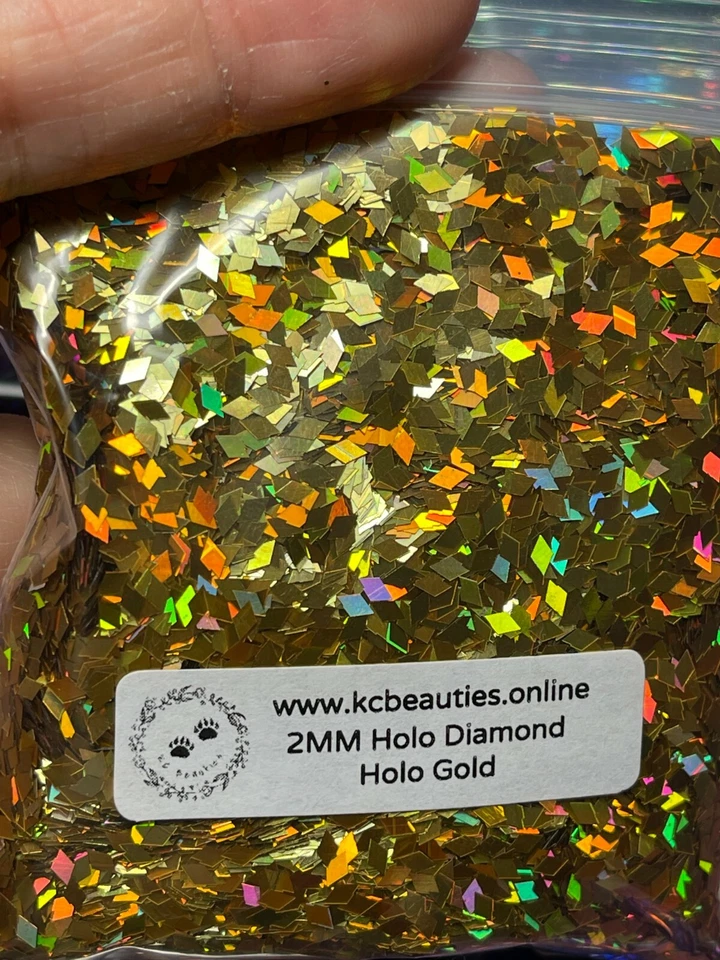 Стойкий к растворителям голографический бриллиант формы 2 мм блестящий оптом купить 3 получите 1 бесплатно унц - Изображение 3 из 4