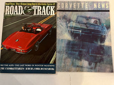 1965 Corvette lot/2-Road & Track and Corvette News with 1965 Corvette featured