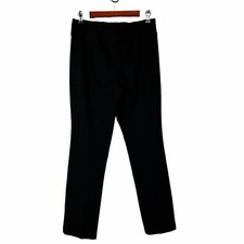 Vintage Chico's Size 1 Medium 8 Gray Stretch Knit Pull On Pants