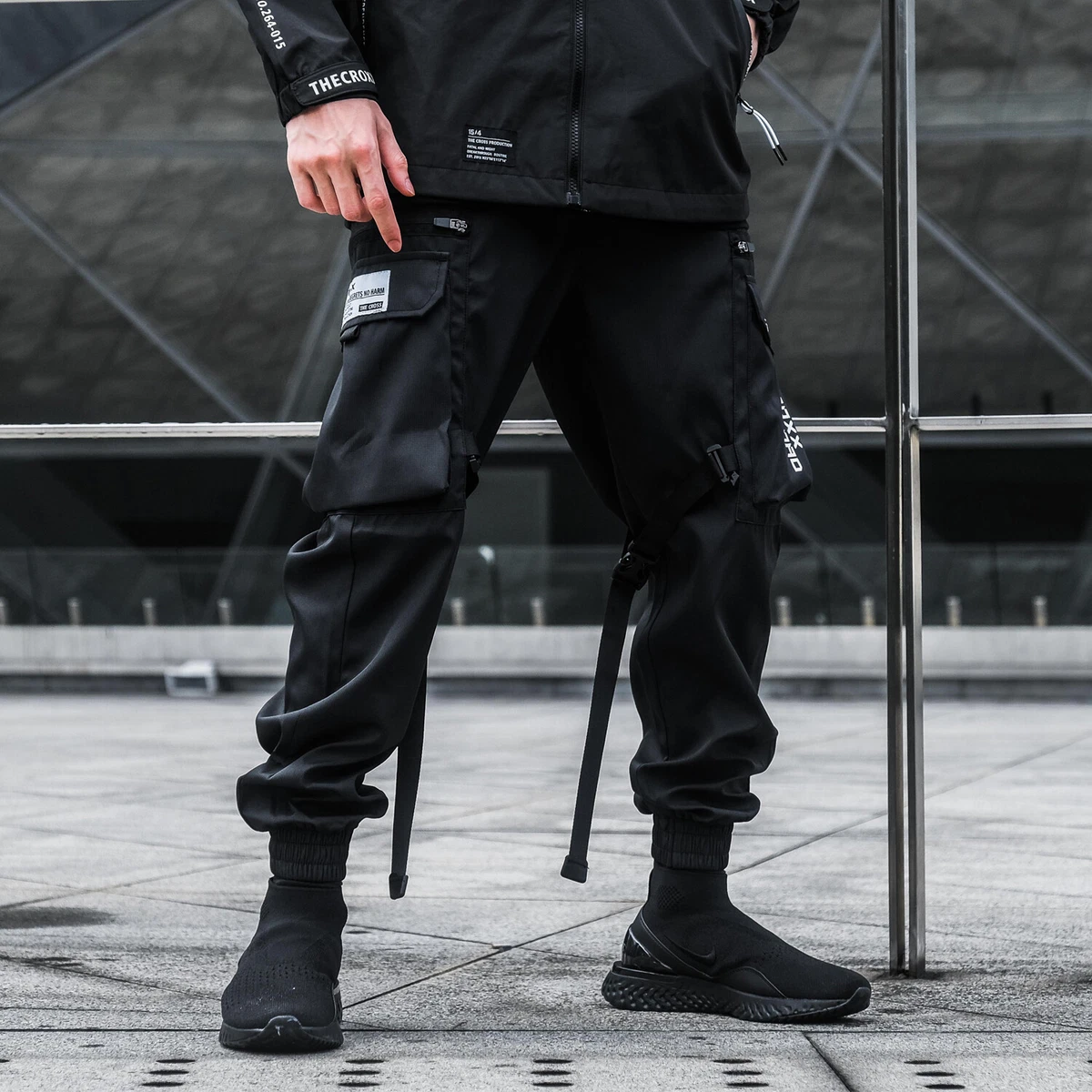 Cyber Techwear Men's Techwear Crossbody Bag