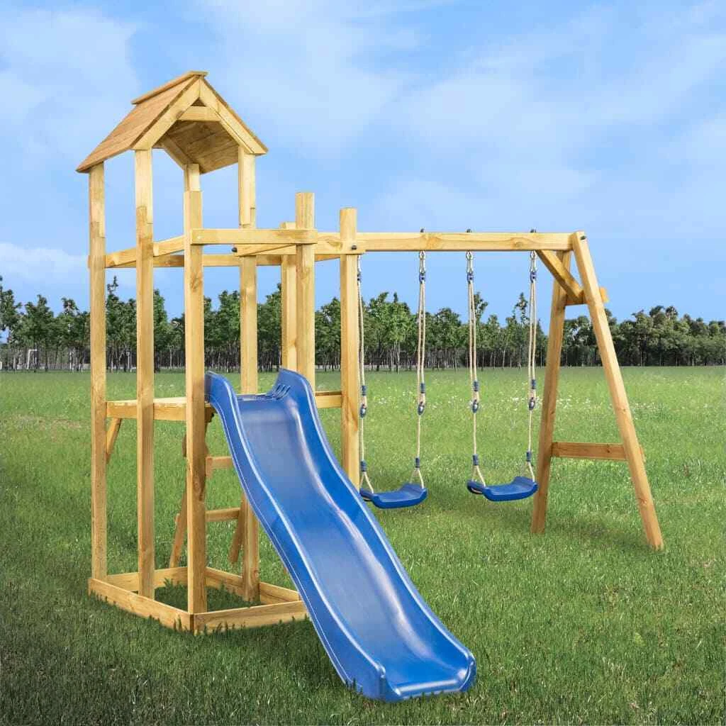 Outside cheap playground set