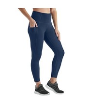 Member's Mark Women's Everyday High Rise Side Pocket Ankle Legging Blue Cove S