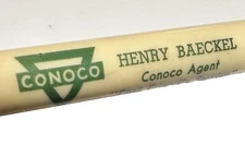 Vintage Sidney Nebraska Conoco Gas Oil Fuel Gasoline NE Mechanical Pencil