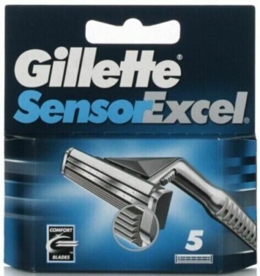 Gillette Sensor Excel Rasierklingen - 5er-Pack