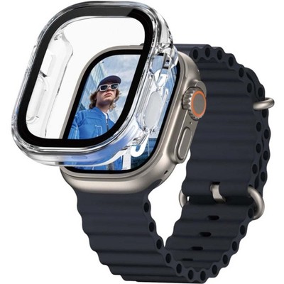 Hülle mit Display Schutz Glas für Smart Watch Ultra 2 / 1 49mm PanzerGlass Cover