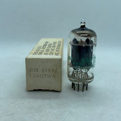 6189 12AU7WA JHS SYLVANIA NOS BOXED VALVE TUBE