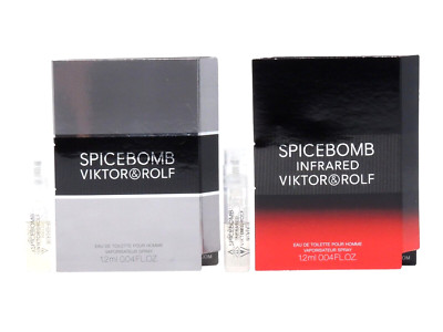 V&R VIKTOR & ROLF SPICEBOMB EDT INFRARED 1.2ml .04fl oz COLOGNE SAMPLES ...