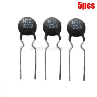 MARKENLOS 5Pcs Ntc 10D-9 10 Ohm B 2800K 2A 5% Temperature Sensor Thermistor Ic New yb