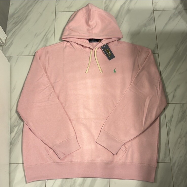 pink polo jacket men