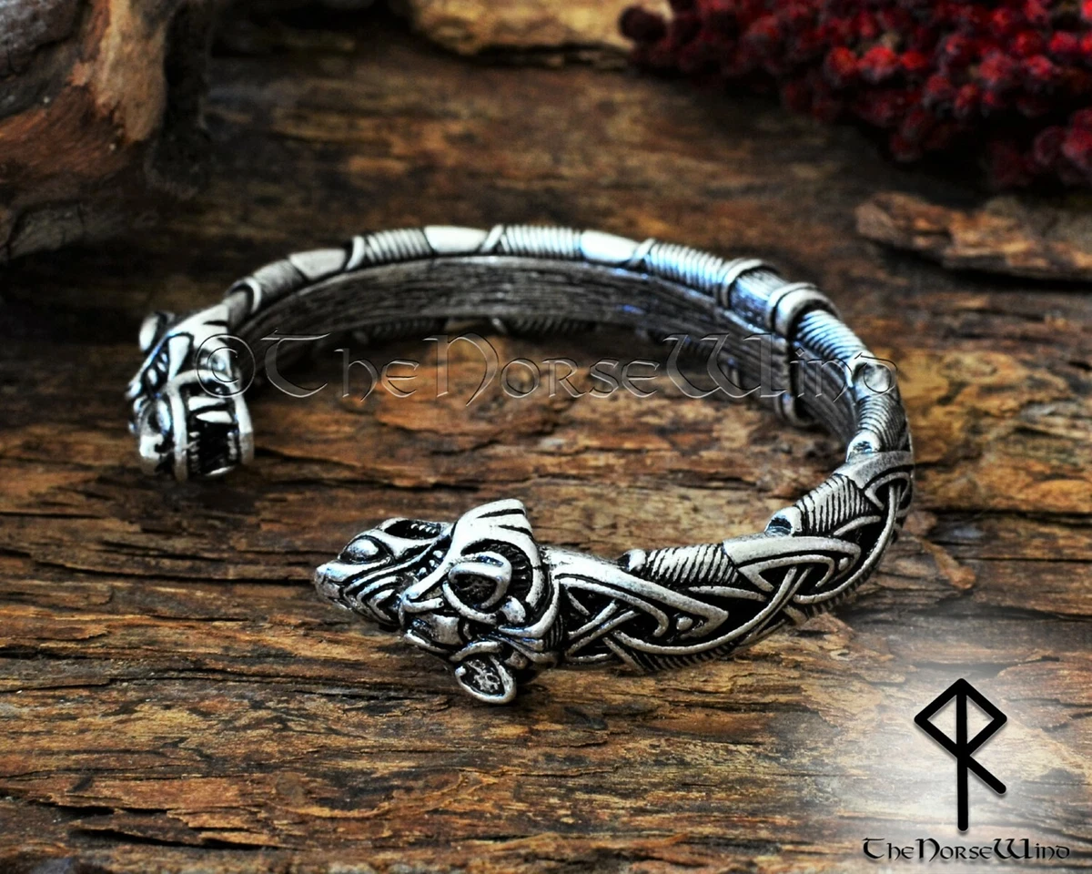 Amazon.com: Zhubobo Viking Bracelet Mens Odin's Raven Heads Ragnar Arm Ring  Norse Torc Jewelry Pagan (Gold): Clothing, Shoes & Jewelry