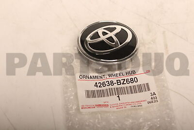 42638BZ680 Genuine Toyota ORNAMENT, WHEEL HUB 42638-BZ680 | eBay 42638BZ680 Genuine Toyota ORNAMENT, WHEEL HUB 42638-BZ680 | eBay