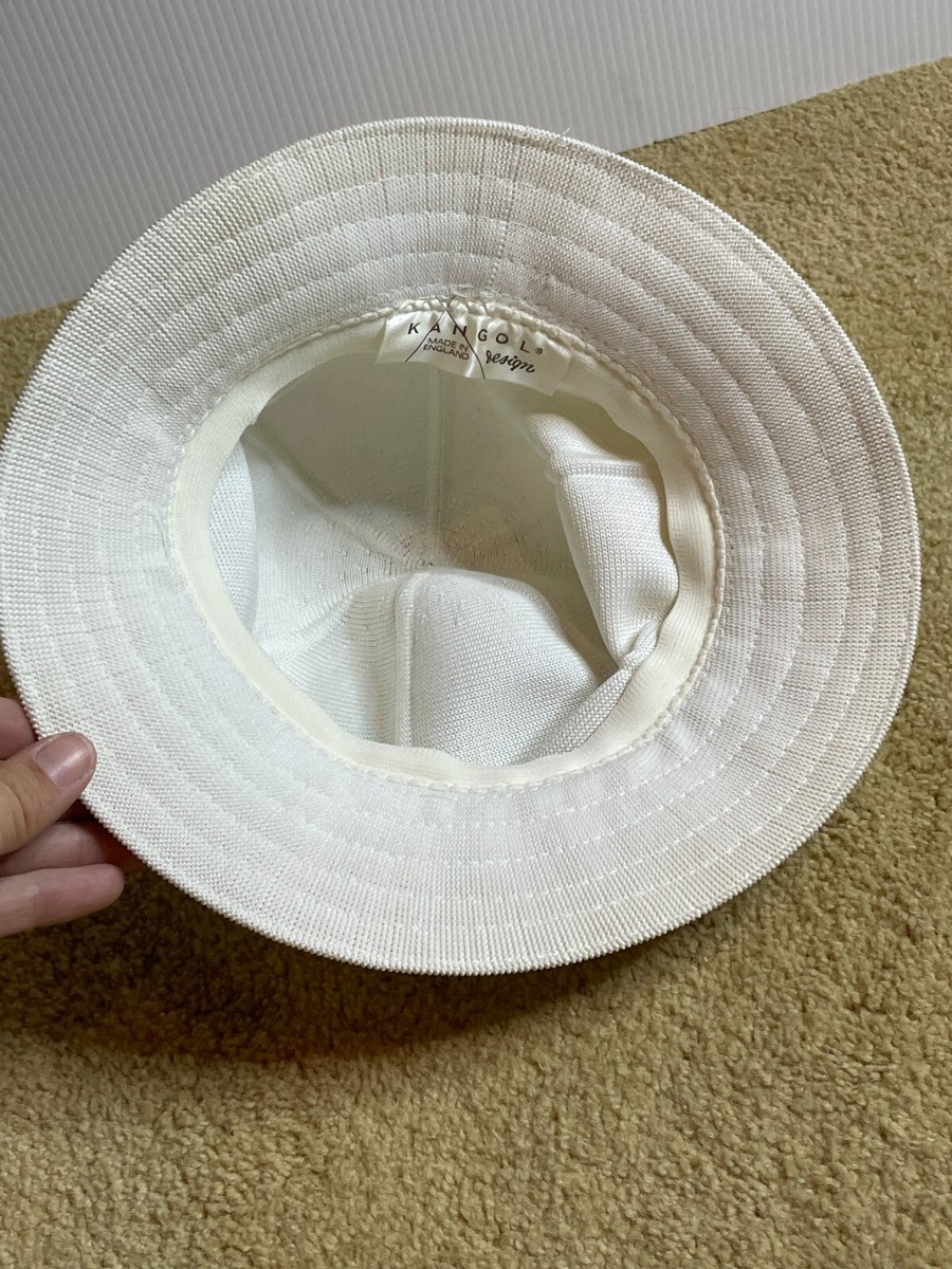 KANGOL bright white cotton blend crusher bucket hat unisex UK Kangol | Accessories | Kangol England | Poshmark main image 4