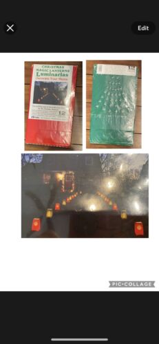 12pk Red/Green Luminary Bags Candle Sacks TREE Lantern Empire Christmas - Picture 1 of 4