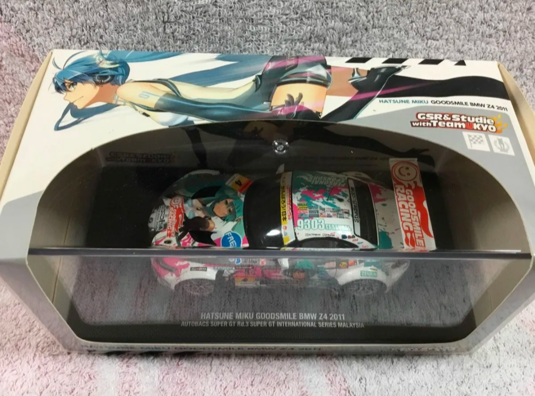 1/43 Hatsune Miku BMW Z4 2011 SERIES MALAYSIA Super GT