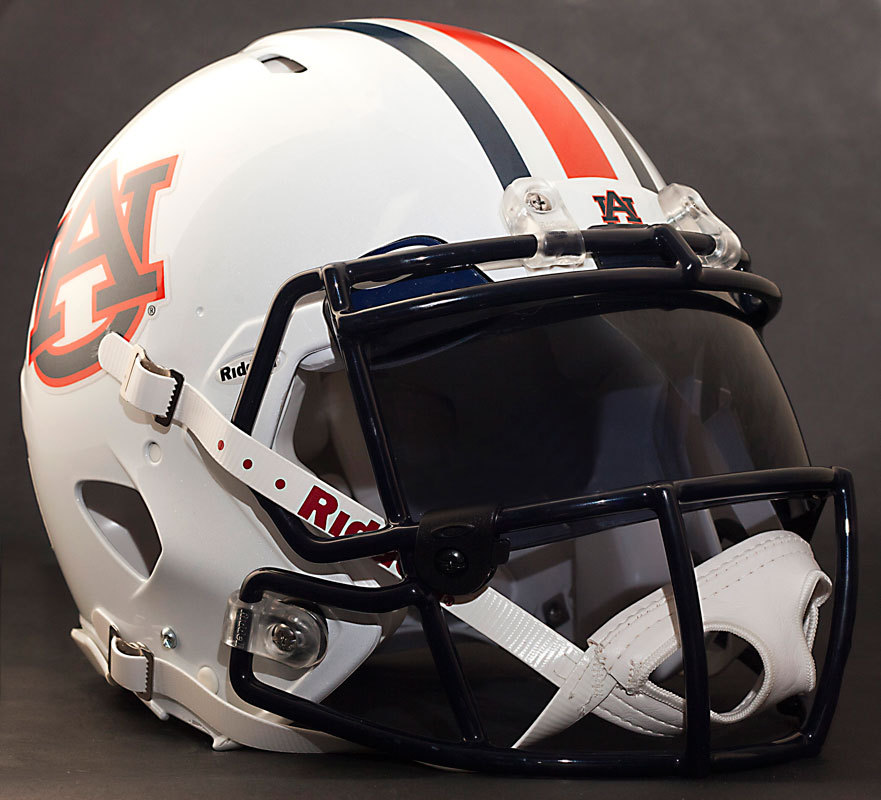 *CUSTOM* AUBURN TIGERS NCAA Riddell SPEED Full Size Replica Football Helmet eBay