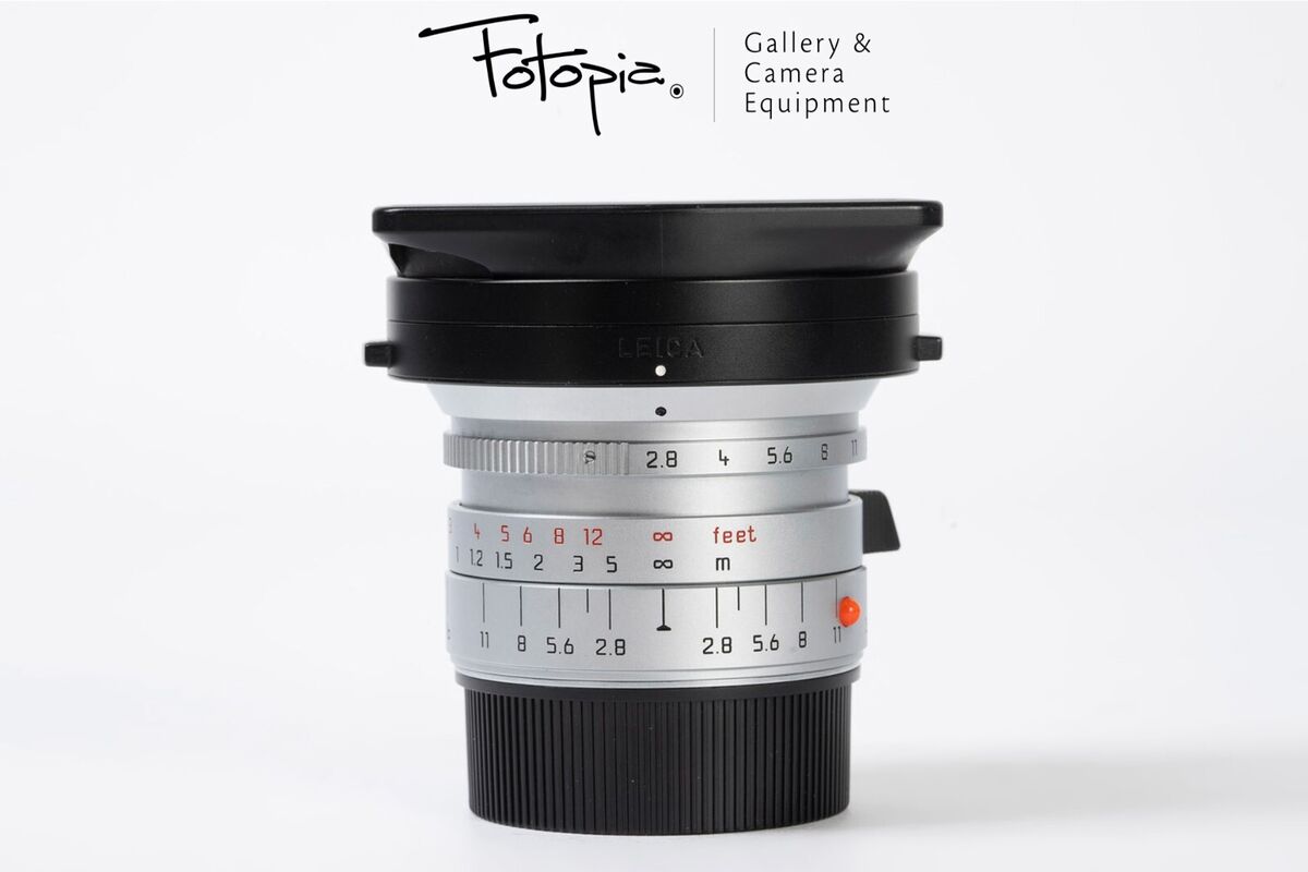 Leica Elmarit-M 21mm F2.8 ASPH - Silver / 11897 with packing Leica Elmarit-M 21mm F2.8 ASPH - Silver / 11897 with packing