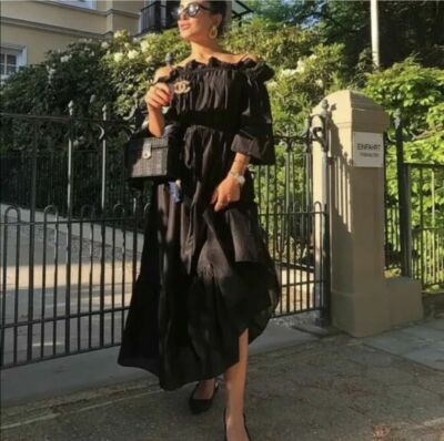 tea length off the shoulder dress Lovely Royal Blue Velvet Tea Length Off Shoulder Party Dress, Blue Vel –  Cutedressy