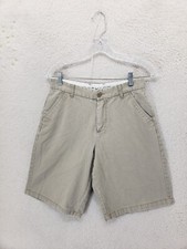 Dockers Boys Short 18 Tan 100 Cotton Straight Leg Flat Front Regular Fit Chino