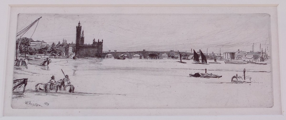 James McNeill Whistler 1859 Original Etching 