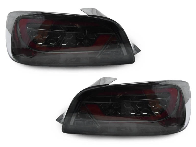 DEPO Black Chrome/Smoke LED Light Bar Sequential Tail For 2000-2009 Honda S2000 Foto 2 de 4