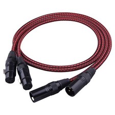 XLR Cable 3.2FT 2 Pack Microphone Cables XLR Male to Female Balanced Micropho...