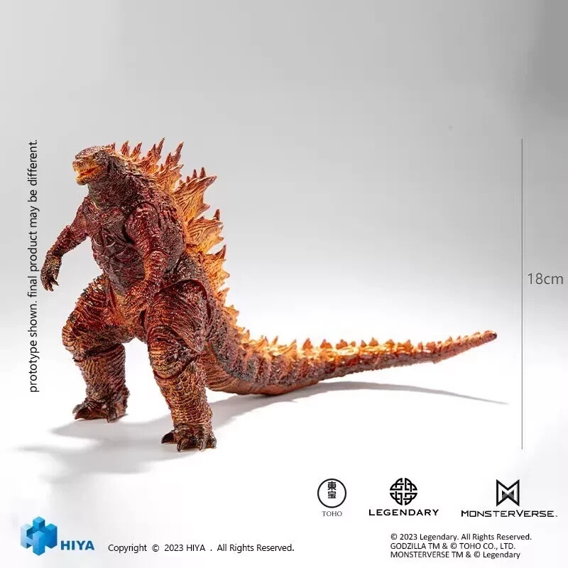 Original Hiya Godzilla King of the Monsters Burning Godzilla