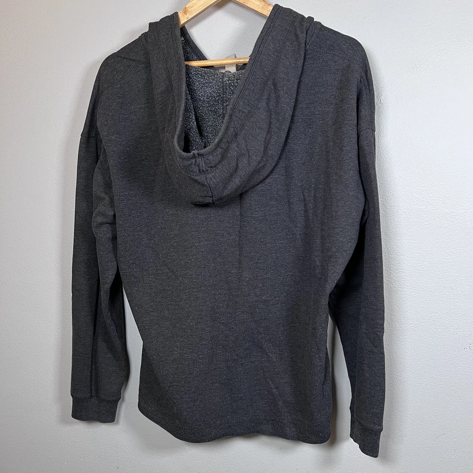 Sudadera pulóver de punto gris té verde con bolsillo canguro para mujer XXL Foto 3 de 4