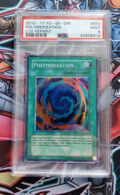 Yu-Gi-Oh! Polymerization lob-059 PSA 9 MINT | eBay