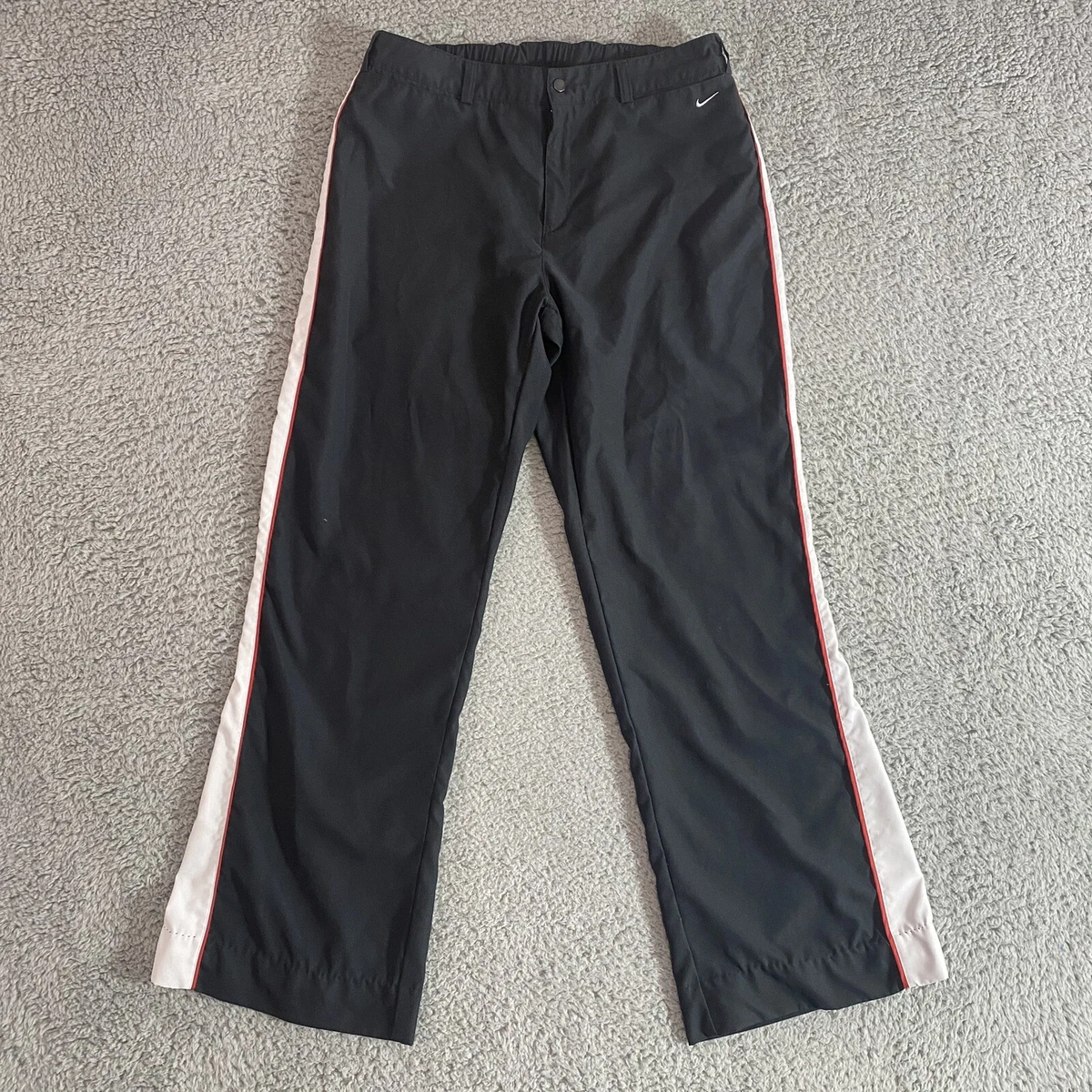 Nike Vintage Nike Joggers Dark Grey Polyester Sweatpants Y2K