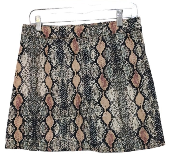 Altard State Snakeskin Python Print Zip Front Min… - image 3