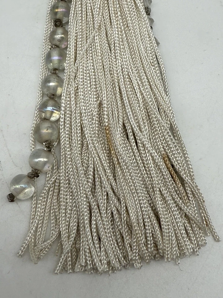 流苏小饰品水晶蝴蝶条纹钥匙扣发饰 2 件套串珠 6.5 英寸 — 第 4/4 张图片