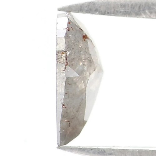 0.66 CT Natural Loose Heart Shape Diamond 6.45 MM Salt And Pepper Diamond QL1623 - Picture 5 of 8