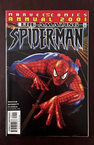 AMAZING SPIDER-MAN ANNUAL 2001 MARVEL LAST MACKIE STORY ~ VF ~ GEMINI MAILER