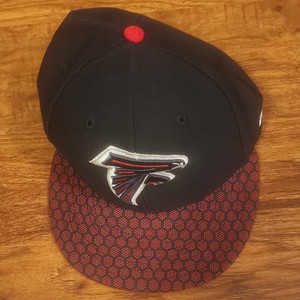 New Era 59FIFTY Fitted Cap Atlanta Falcons NFL Size 7 Black/Red/Gray