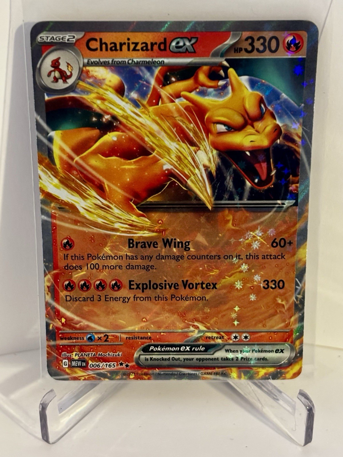 Charizard EX #006 - 2023 Pokemon 151(EN)