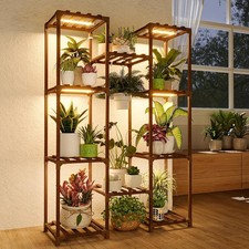 Plant Shelf with Grow Light System - Multi-Tier Display