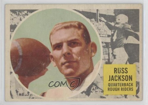 Russ Jackson #63 1960 Topps CFL card