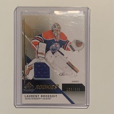 2014-15 SP Game Used Rookies Gold Jerseys 266/499 Laurent Brossoit #102 fv7